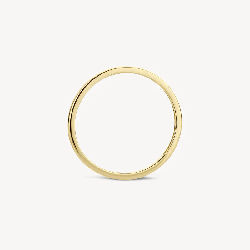 Ring aus 585er Gold glatt 1,4 mm breit