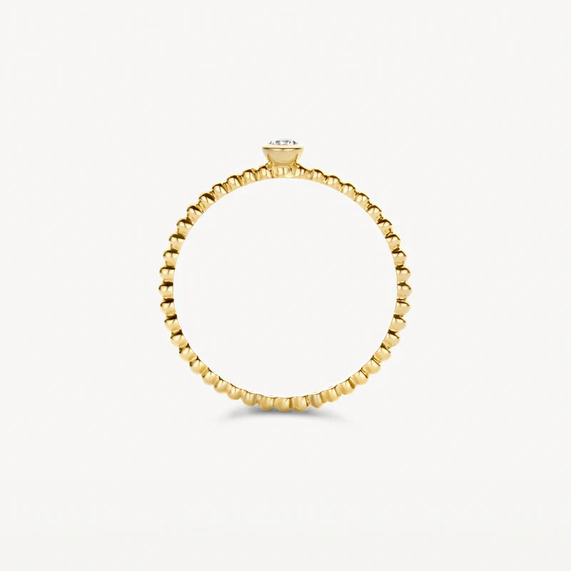 Ring - 585er Gelbgold mit Zirkonia