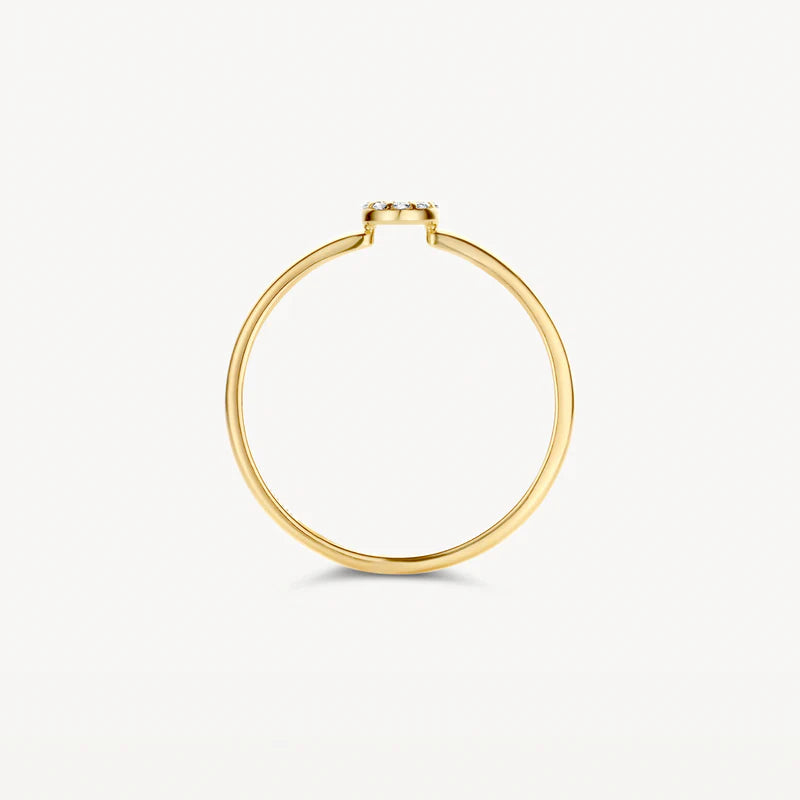 Ring - 585er Gelbgold mit Zirkonia