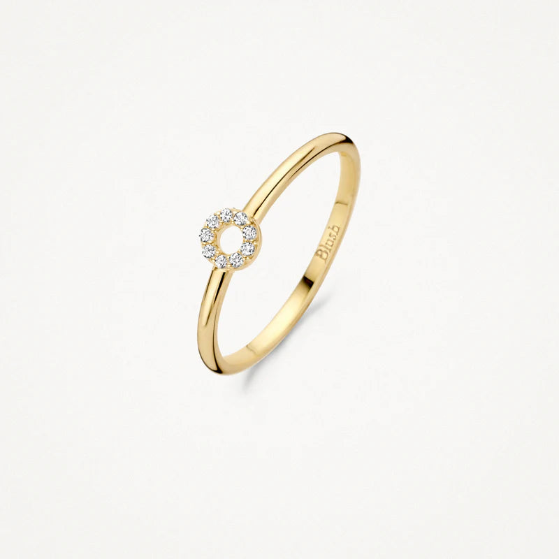 Ring - 585er Gelbgold mit Zirkonia