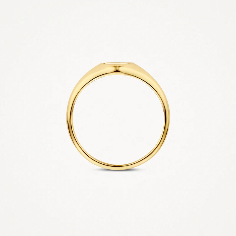 Siegelring - 585er Gelbgold mit Perlmutt