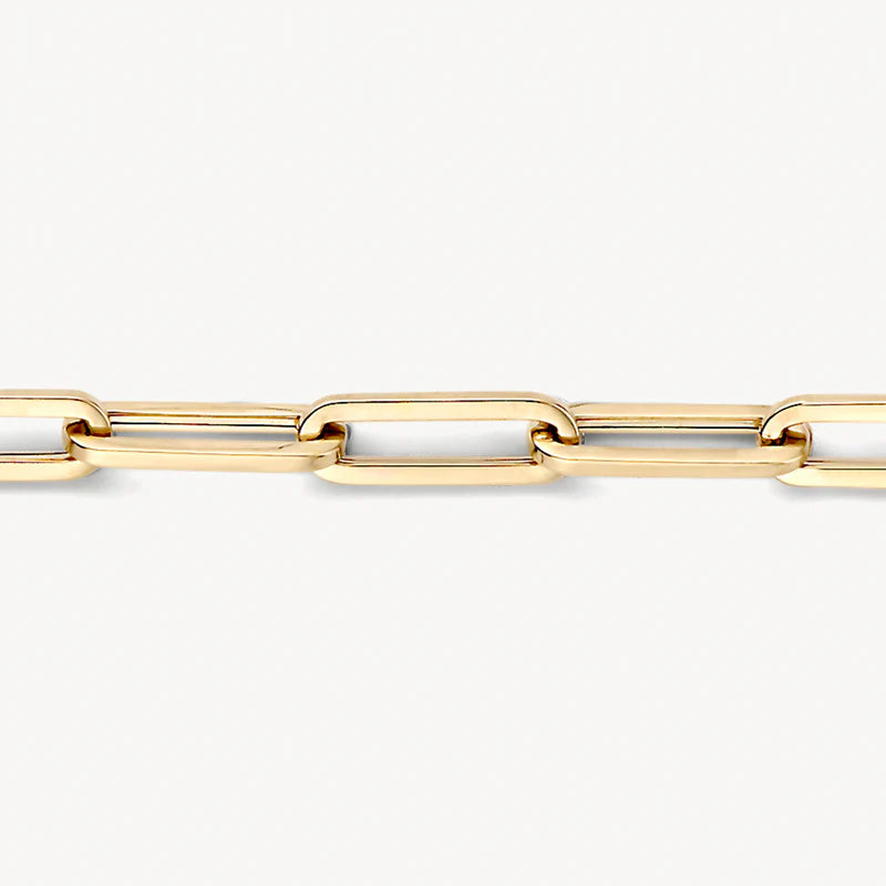 Armband mit ovalen Gliedern aus 585er Gold