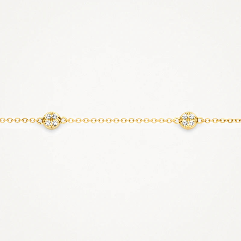 Armband - 585er Gelbgold mit Zirkonia