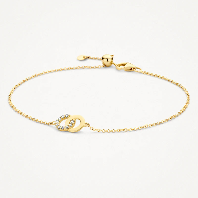 Armband - 585er Gelbgold mit Zirkonia