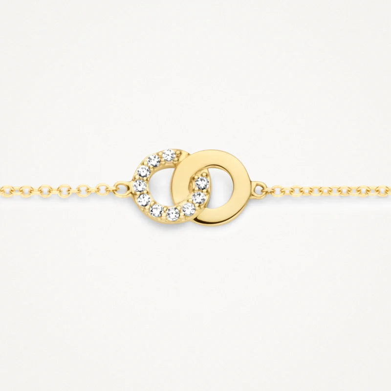 Armband - 585er Gelbgold mit Zirkonia