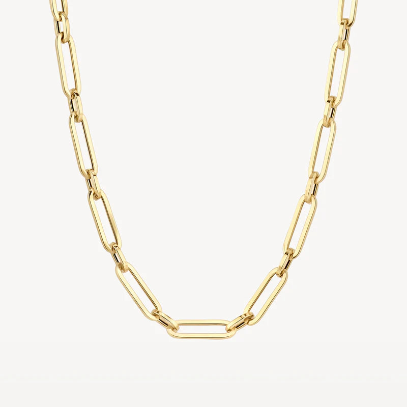 Halskette aus Gliedern - 585er Gelbgold