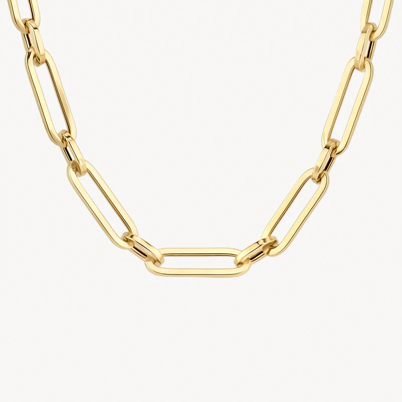 Halskette aus Gliedern - 585er Gelbgold