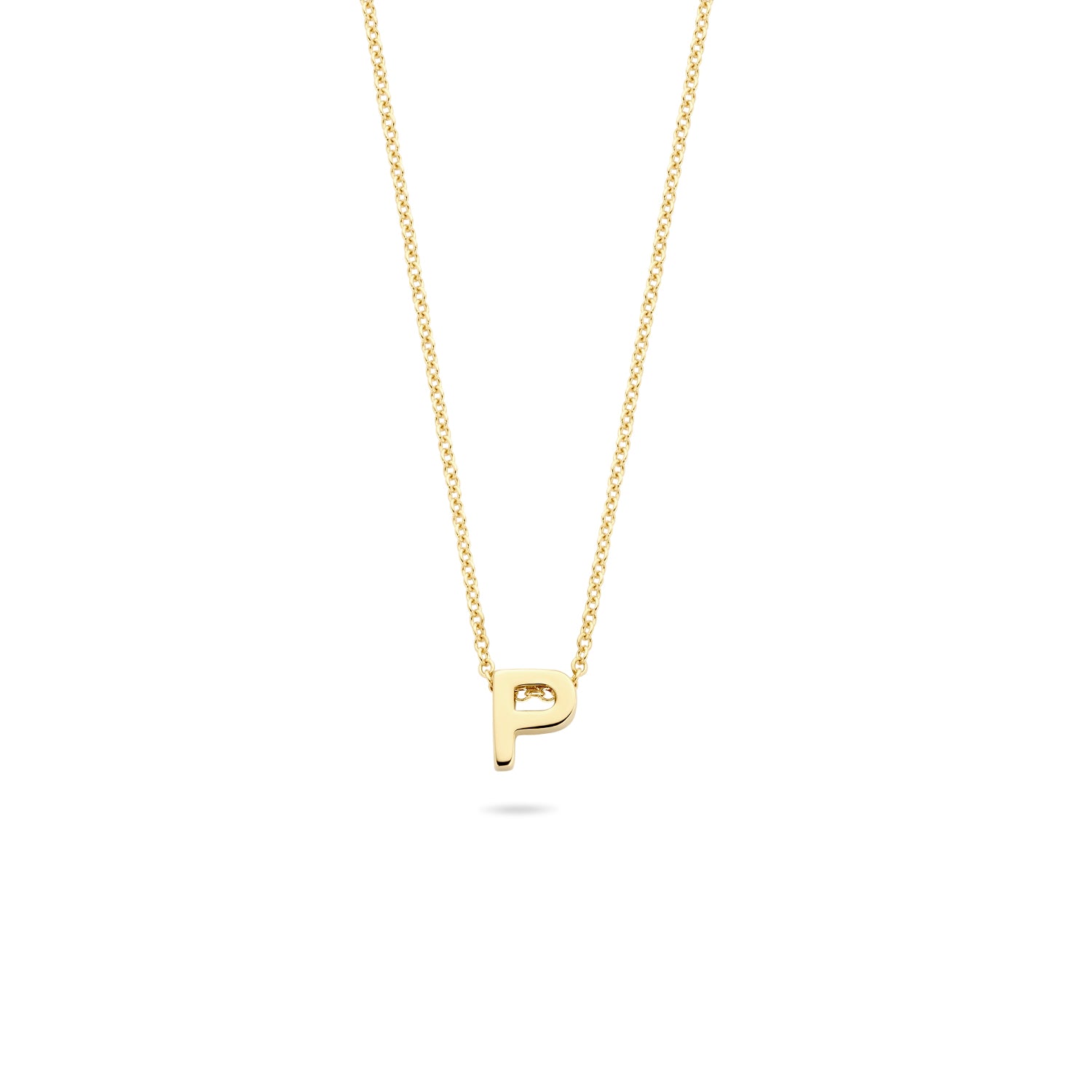 Buchstaben Halskette - 585er Gelbgold