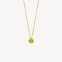 Halskette - 585er Gelbgold mit Peridot