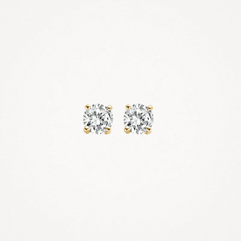 Ohrstecker - 585er Gelbgold mit Zirkonia