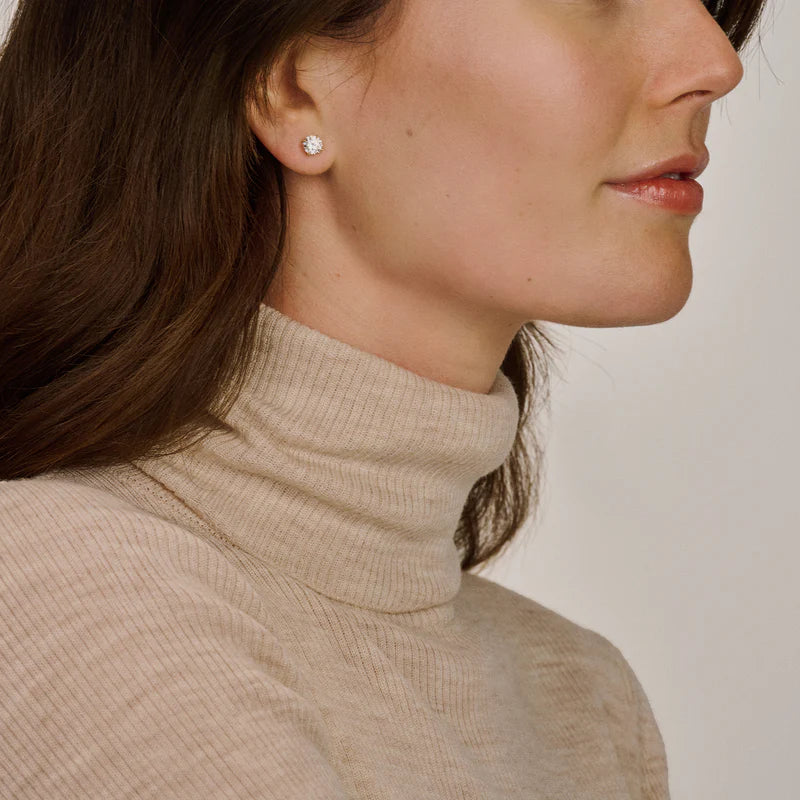 Ohrstecker - 585er Gelbgold mit Zirkonia