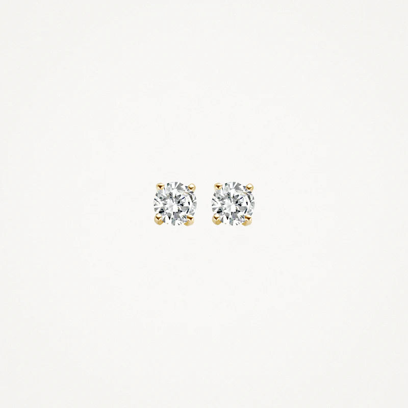 Ohrstecker - 585er Gelbgold mit Zirkonia