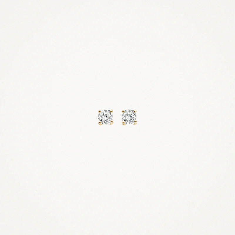 Ohrstecker - 585er Gelbgold mit Zirkonia