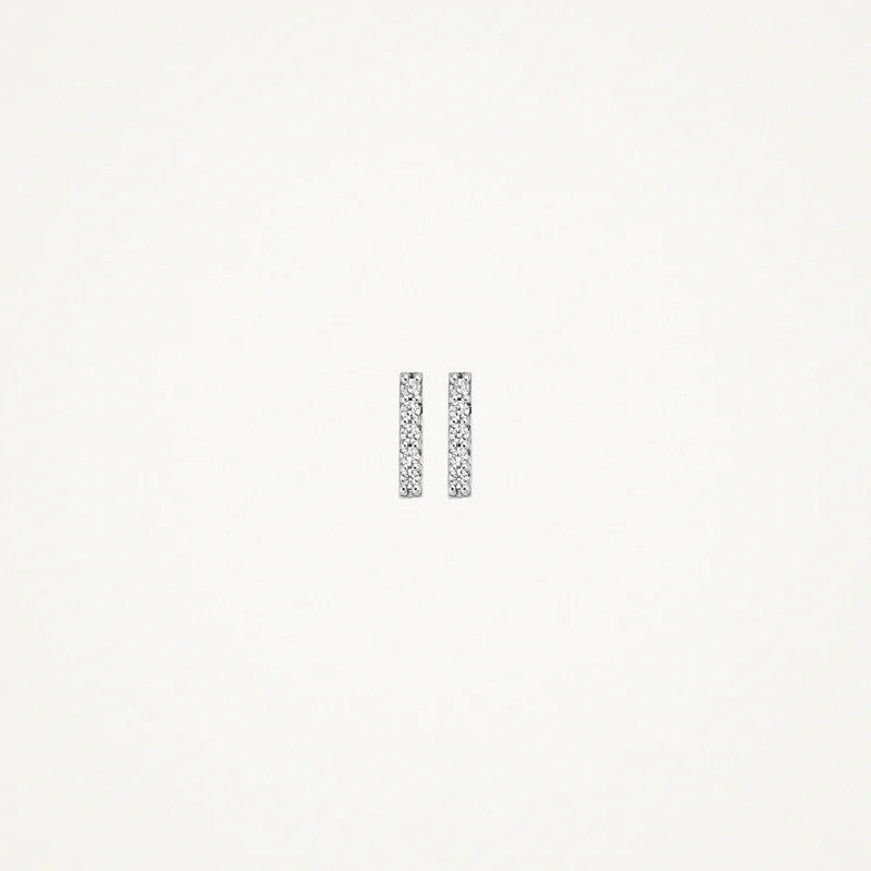 Ohrstecker  - 585er Weißgold mit Zirkonia