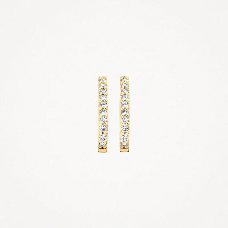 Ohrringe - 585er Gelbgold mit Zirkonia