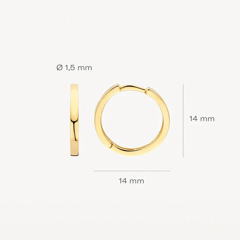 Ohrringe - 585er Gelbgold