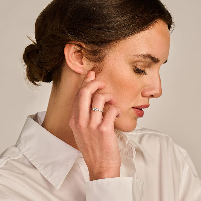 Lab diamond Ring - 585er Weißgold