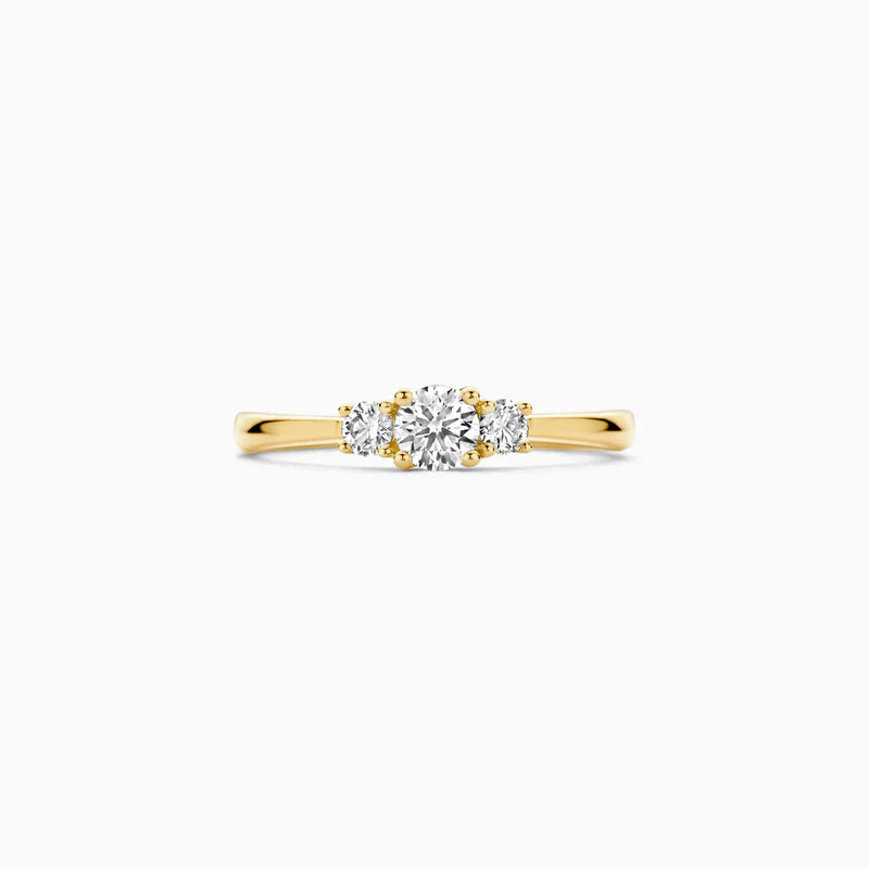 Lab diamond Ring  - 585er Gelbgold